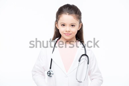 Girl in doctor costume Stock photo © LightFieldStudios