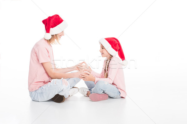 Stock photo: Happy mother and daughter 