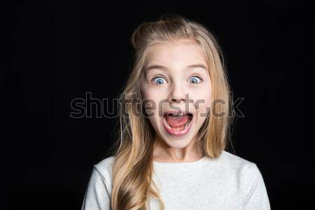 Stock photo: Cute blonde girl