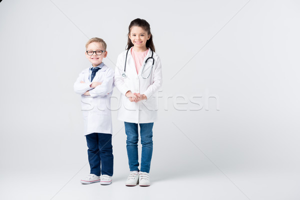 Stock photo: Kids playing doctors