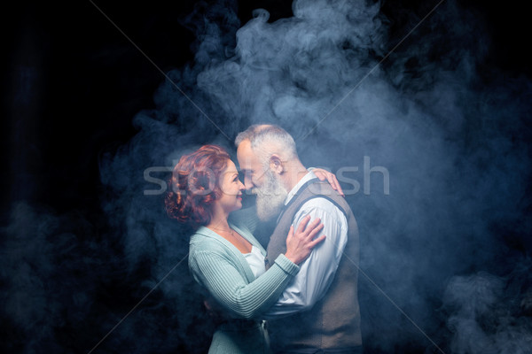 Belo maduro casal amor olhando Foto stock © LightFieldStudios
