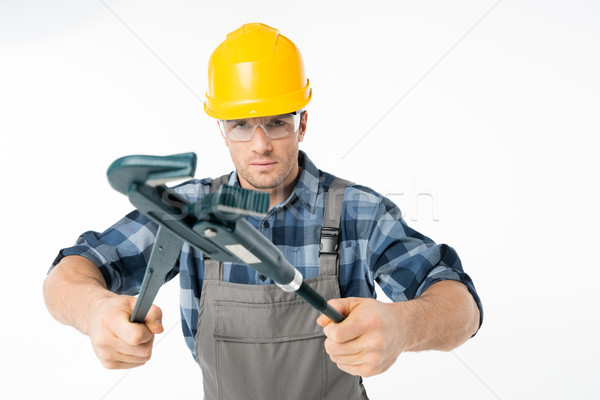 Professional construction worker Stock photo © LightFieldStudios