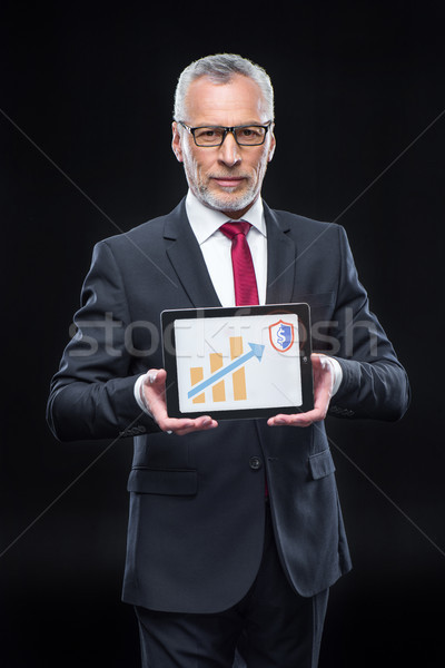 businessman wild digital tablet  Stock photo © LightFieldStudios