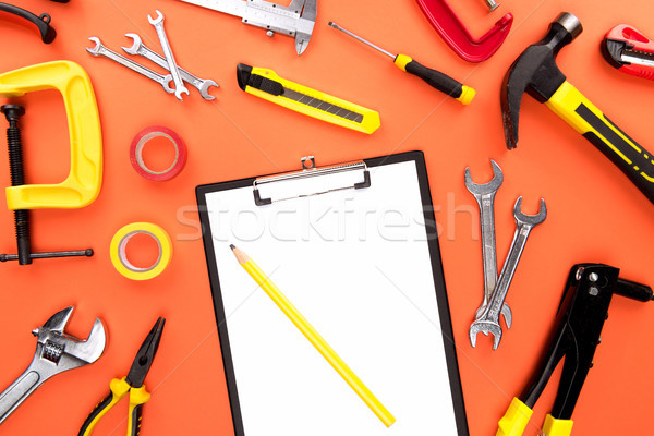 Clipboard and reparement tools Stock photo © LightFieldStudios