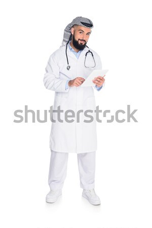 muslim doctor using tablet Stock photo © LightFieldStudios