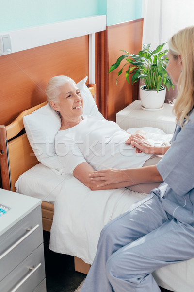 nurse and senior woman    Stock photo © LightFieldStudios