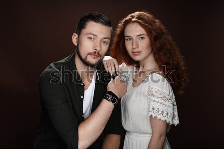 Stock photo: Beautiful sensual couple