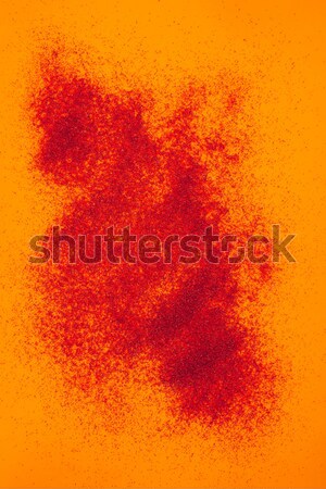 top view of scattered red sand on orange surface Stock photo © LightFieldStudios