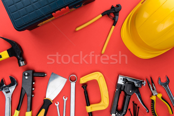 reparement tools and hard hat Stock photo © LightFieldStudios