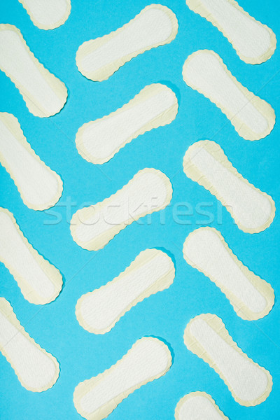 pattern of cotton daily liners isolated on blue Stock photo © LightFieldStudios