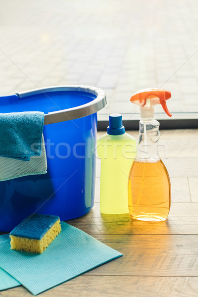 cleaning products and bucket Stock photo © LightFieldStudios