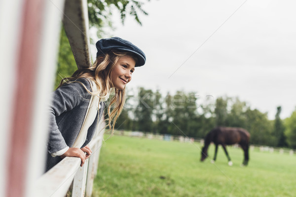 adorable blonde child Stock photo © LightFieldStudios