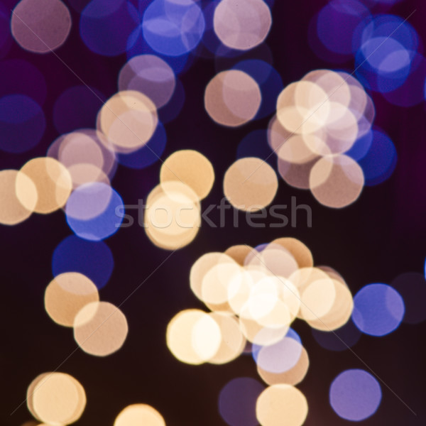 Stok fotoğraf: Soyut · sarı · mavi · bokeh · doku · kablo