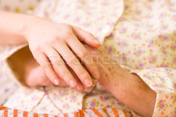 Mãos ajuda necessitado jovem mão Foto stock © Lighthunter