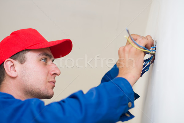 Handyman in duty Stock photo © Lighthunter