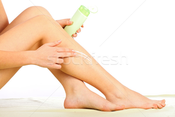 Applying Body Cream Stock photo © Lighthunter
