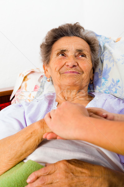 Atención amor confianza ayudar ancianos personas Foto stock © Lighthunter