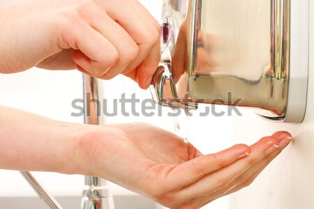 Professional Hand Washing Stock photo © Lighthunter