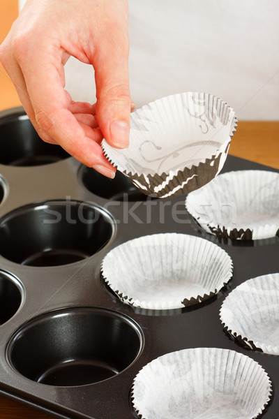 Baking Muffins Stock photo © Lighthunter