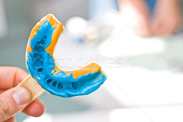 Dental silicone saúde cuidar Foto stock © Lighthunter