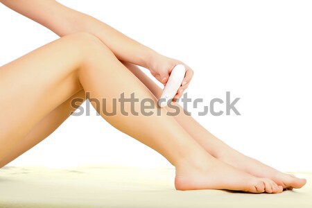 Epilating Legs Stock photo © Lighthunter