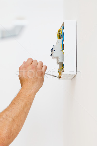 Fixing Electric Fuse at Home Stock photo © Lighthunter