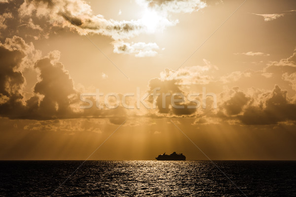 свет Лучи Средиземное море морем Сток-фото © Lighthunter