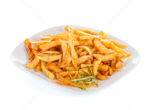 Stock photo: Fryed poato chips