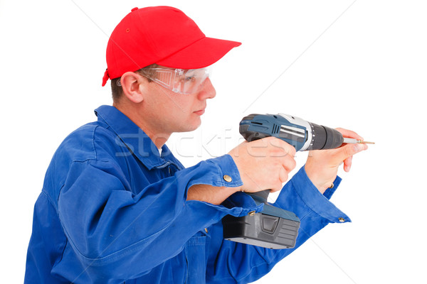 Handyman working Stock photo © Lighthunter