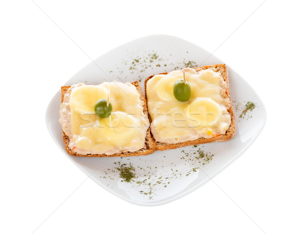 Tonno maionese due formaggio uova Foto d'archivio © Lighthunter