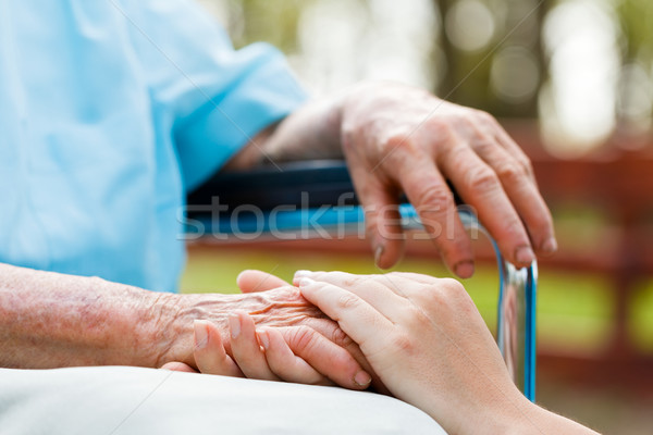 Holding hands Stock photo © Lighthunter