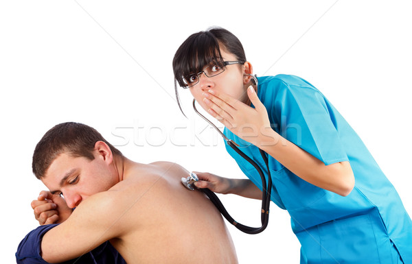 Stock photo: Surprised Doctor