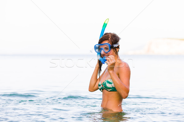 Getting ready to dive Stock photo © Lighthunter