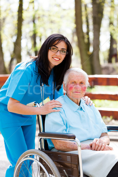 Taking Care of Elder People Stock photo © Lighthunter