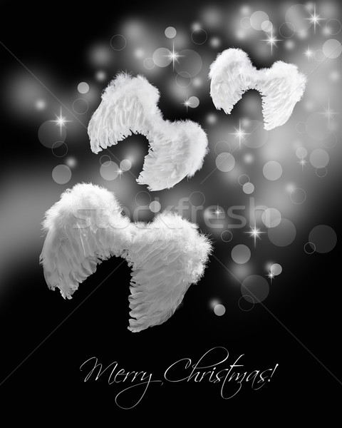 Stockfoto: Vliegen · parcours · christmas · groet · textuur