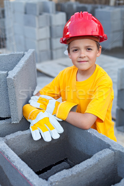 Ragazzo apprendimento commercio professionale Foto d'archivio © lightkeeper