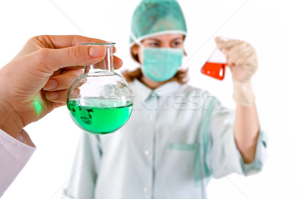 Biological or chemical research concept - isolated Stock photo © lightkeeper