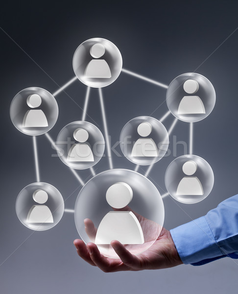 Social networking in business Stock photo © lightkeeper