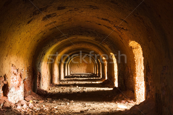 Old archway with sunlight Stock photo © lightkeeper