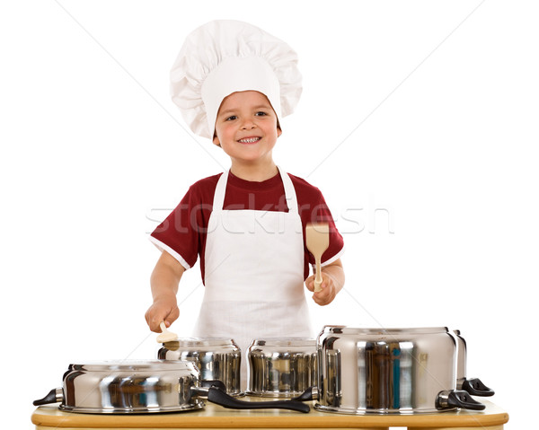 Bić kulinarny sztuki chłopca Zdjęcia stock © lightkeeper