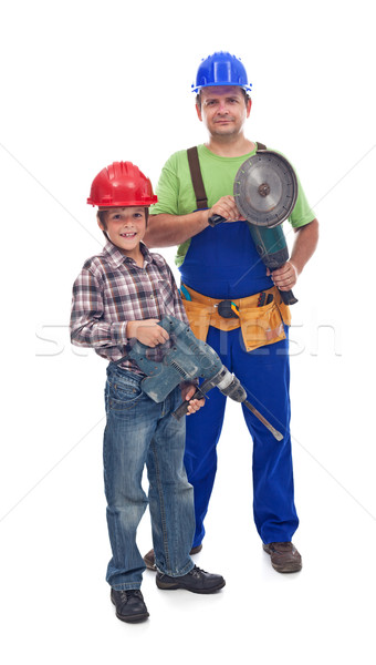 Stock photo: The power team - vocational guidance concept