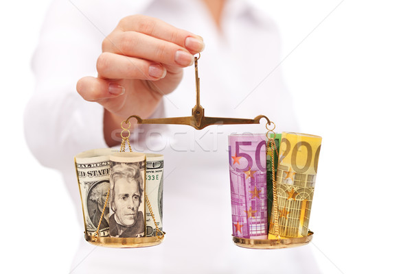 Money balance - financial concept Stock photo © lightkeeper