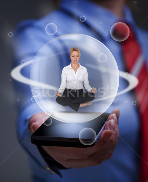 Keep your balance in the digital information overload Stock photo © lightkeeper