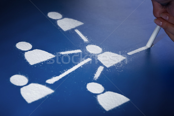 Social networking addict Stock photo © lightkeeper