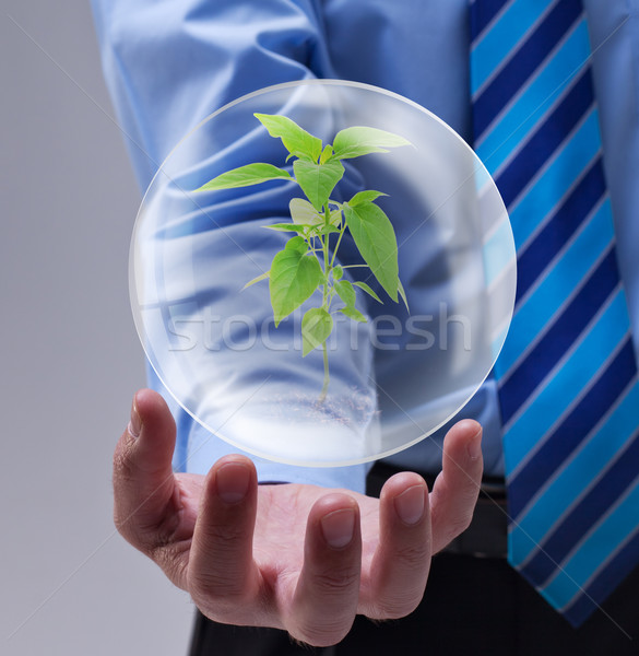 [[stock_photo]]: Sociale · réseau · verre · affaires · main · monde