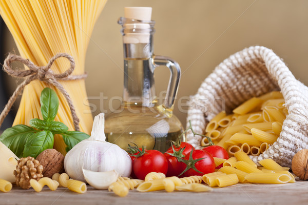 Preparing pasta with specific ingredients Stock photo © lightkeeper
