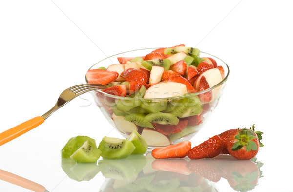 Fruit salad on the table Stock photo © lightkeeper