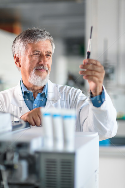 Foto stock: Altos · química · laboratorio · color · ordenador · oficina