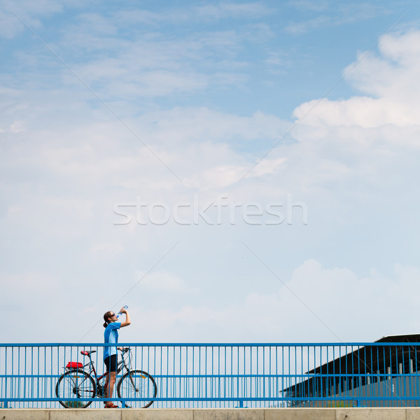 Background for poster or advertisment pertaining to cycling Stock photo © lightpoet