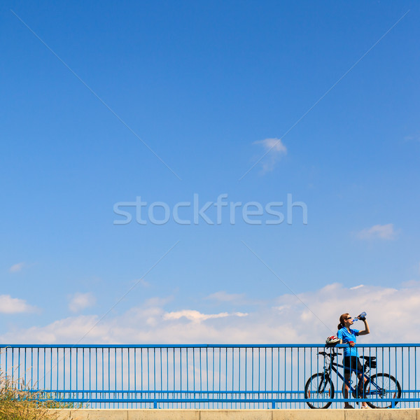 Background for poster or advertisment pertaining to cycling Stock photo © lightpoet